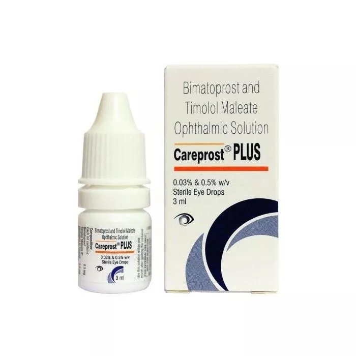 Careprost Plus 3ml (0.03%+0.5%) With Bimatoprost and Timolol