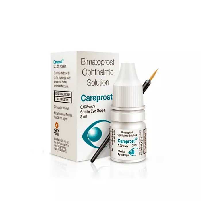 Careprost (With Brush) 3ml 0.03% With Bimatoprost Opthalmic Solution