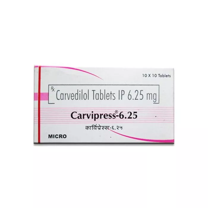 Carvipress 6.25 Tablet with Carvedilol