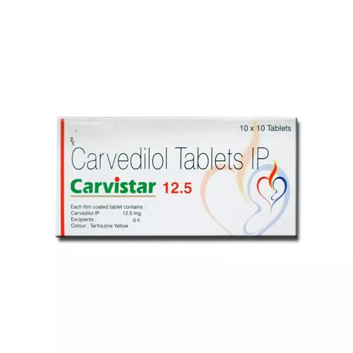Carvistar 12.5 Tablet with Carvedilol