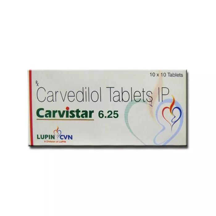 Carvistar 6.25 Tablet with Carvedilol