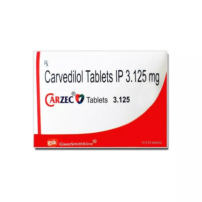 Carzec 3.125 Tablet with Carvedilol