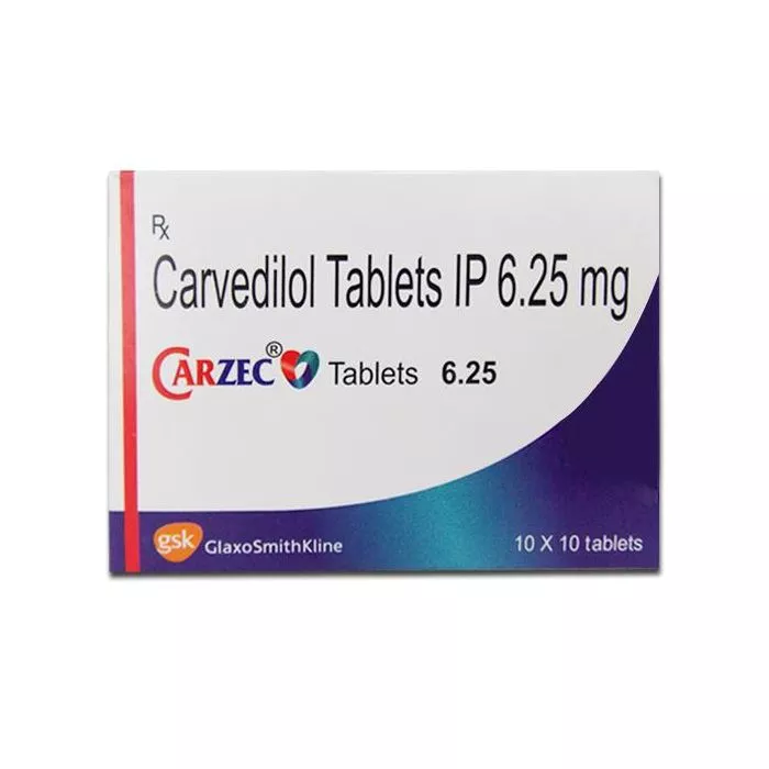 Carzec 6.25 Tablet with Carvedilol
