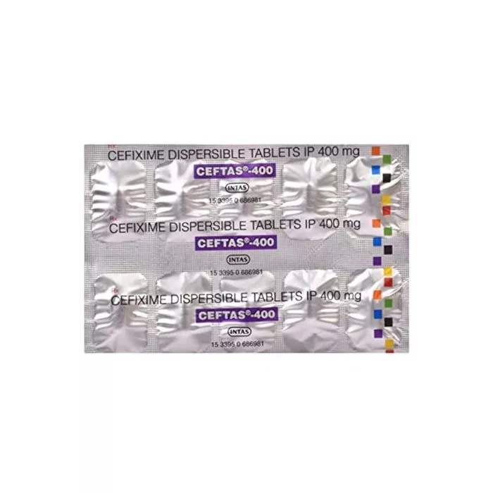 Ceftas 400 Tablet DT with Cefixime