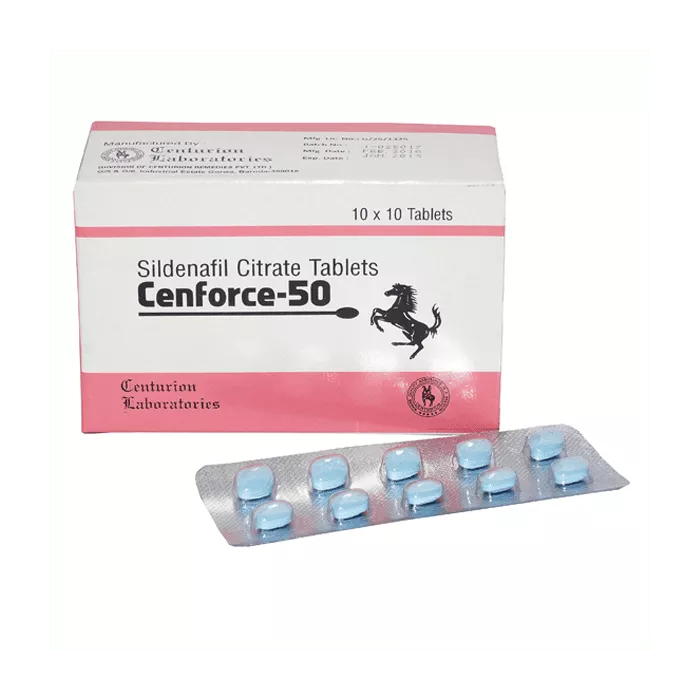 Cenforce 50 Mg with Sildenafil Citrate           
