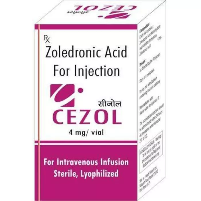 Cezol 4 Mg Injection with Zoledronic acid
