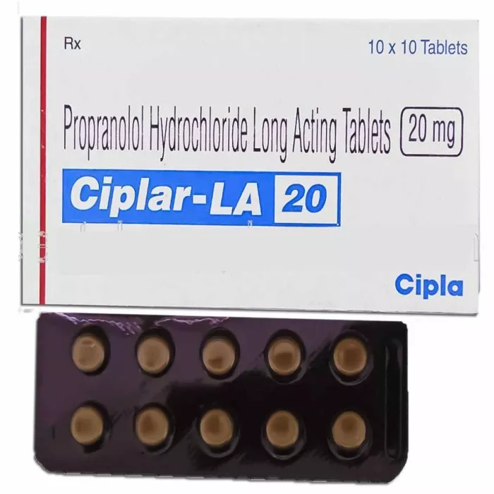 Ciplar 20 Mg with Propranolol         