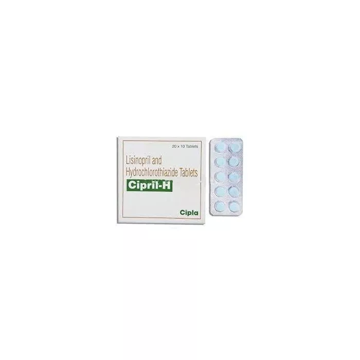 Cipril-H 5 mg-12.5 mg Tablet with Lisinopril + Hydrochlorothiazide