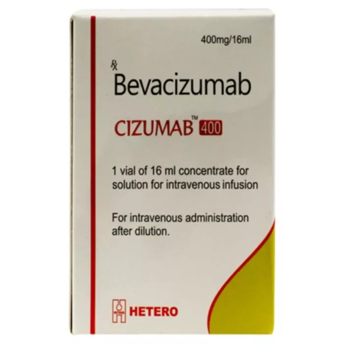 Cizumab 400 Mg Injection with Bevacizumab