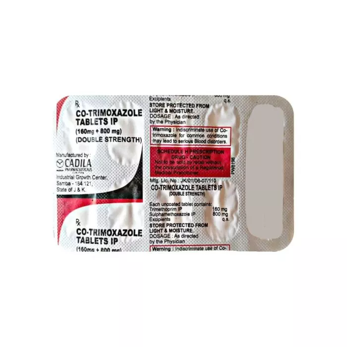 CO-Trimoxazole Double Strength Tablet with Sulfamethoxazole + Trimethoprim