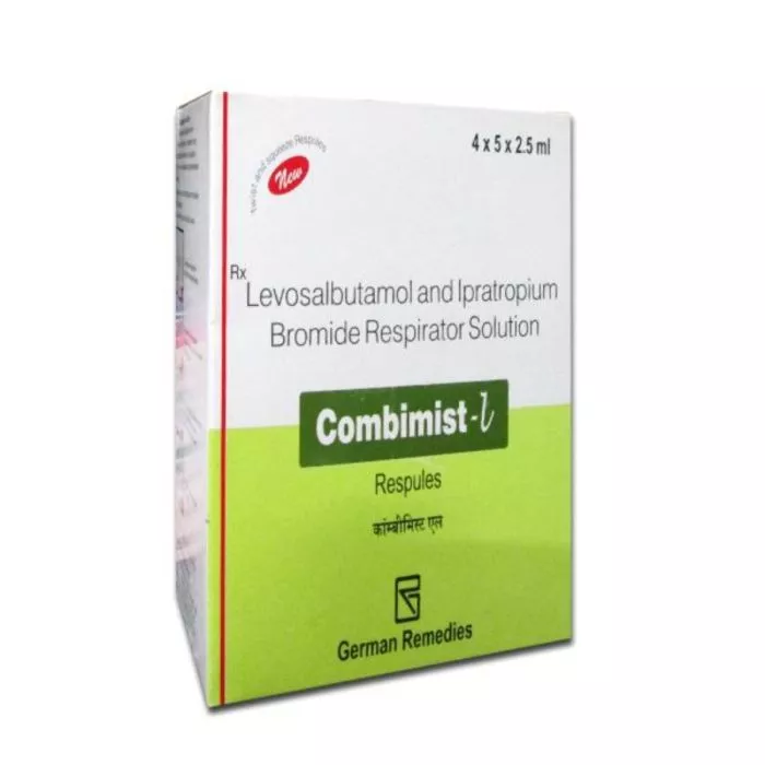 Combimist-L Respules 2.5ml with Salbutamol and Ipratropium                