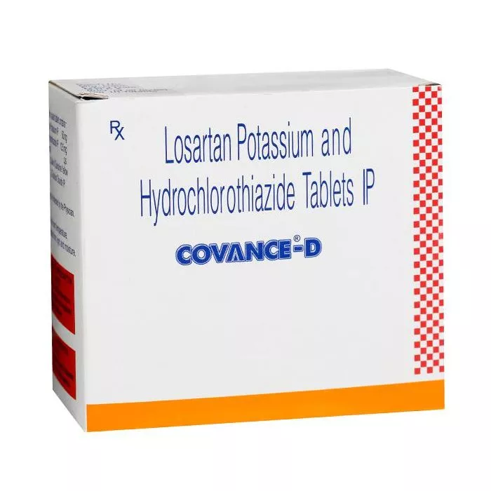 Covance-D Tablet with Losartan + Hydrochlorothiazide