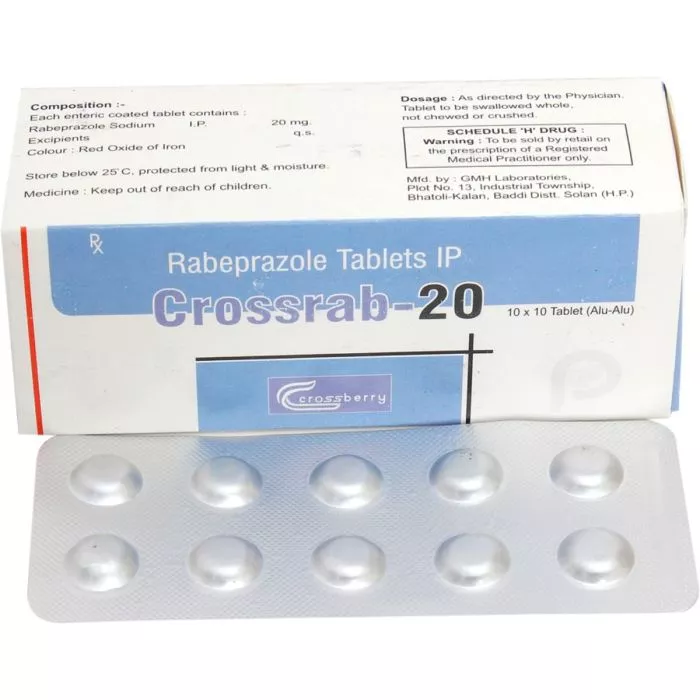 Crossrab 20 Mg Tablet with Rabeprazole