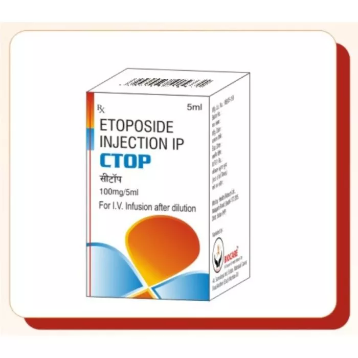 Ctop 100 Mg Injection 5 ml with Etoposide