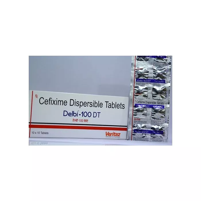 Delbi 100 Mg Tablet DT with Cefixime