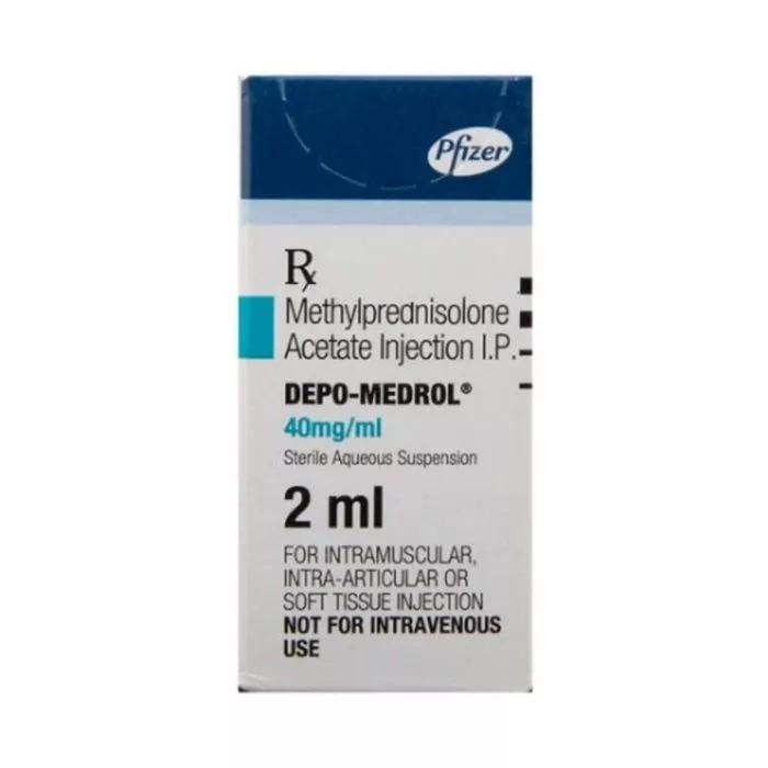 Depo-Medrol 40 Mg Injection 2 ml with Methylprednisolone                  