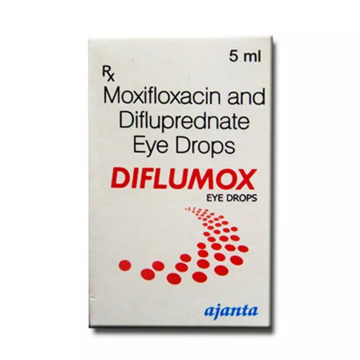 Diflumox 5 ml with Difluprednate + Moxifloxacin