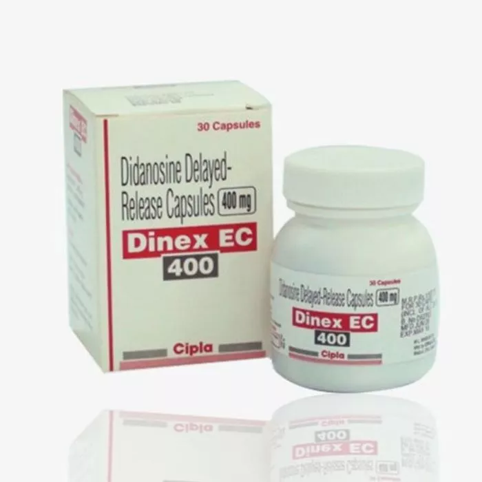 Dinex EC Capsules 400 Mg with Didanosine