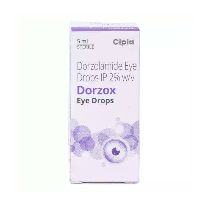 Dorzox Eye Drop 2% (5 ml) Eye Drop with Dorzolamide             