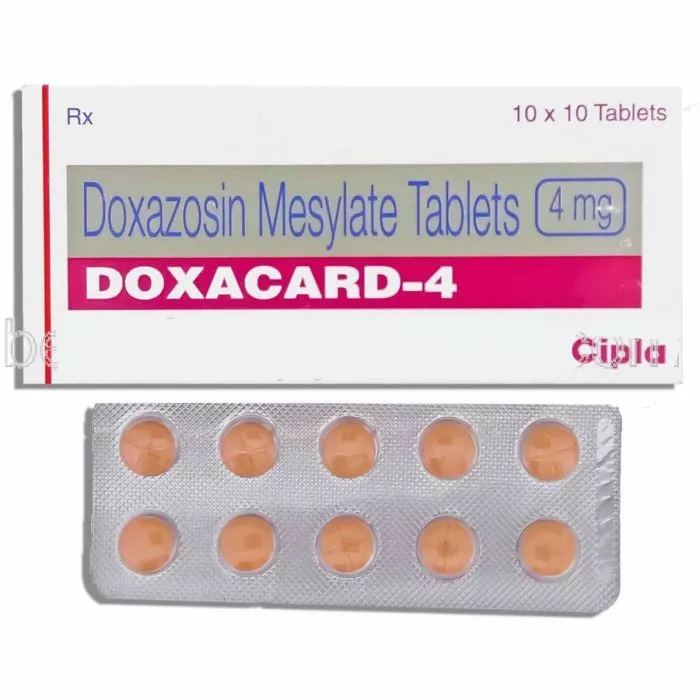 Doxacard 4 Mg Tablet with Doxazosin Mesylate      