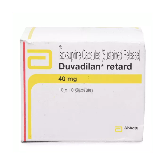 Duvadilan Retards 40 Mg with Isoxsuprine Hcl                  