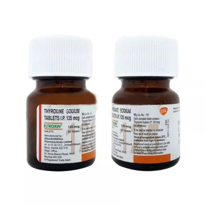 Eltroxin 125 mcg Tablet with Thyroxine-Levothyroxine