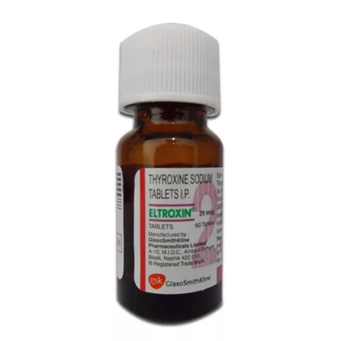 Eltroxin 25 mcg Tablet with Thyroxine-Levothyroxine