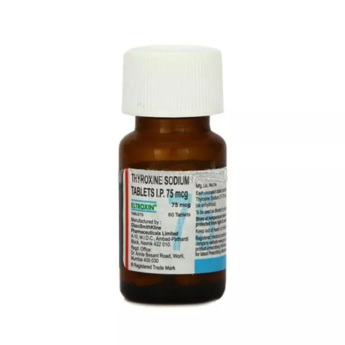 Eltroxin 75 mcg Tablet with Thyroxine-Levothyroxine