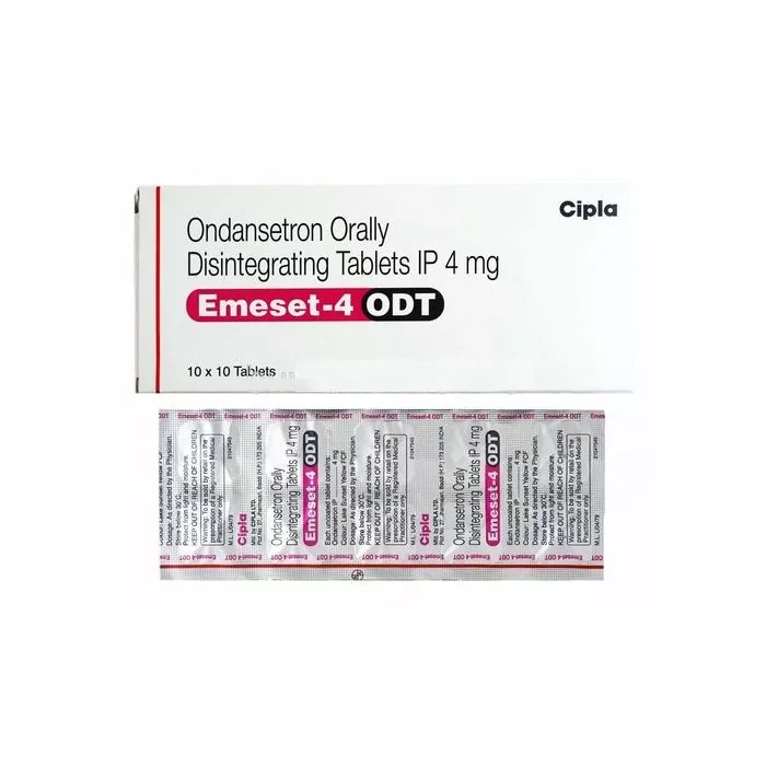 Emeset Odt 4 Mg Tablet with Ondansetron