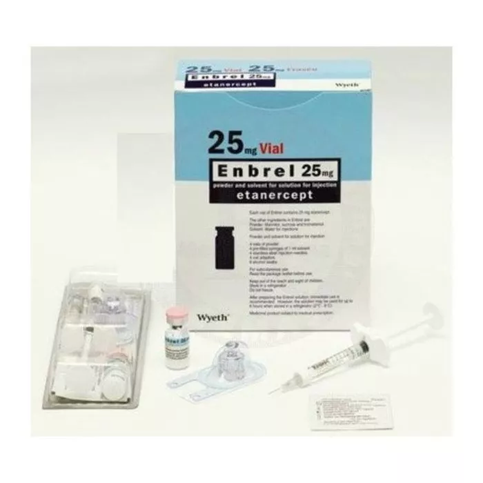 Enbrel 25 Mg Injection with etanercept