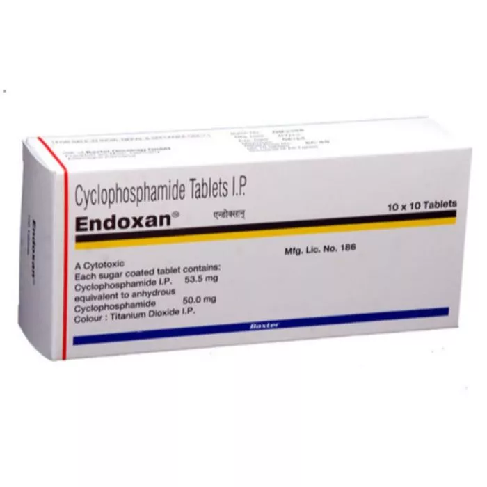 Endoxan 50 Mg Tablets with Cyclophosphamide