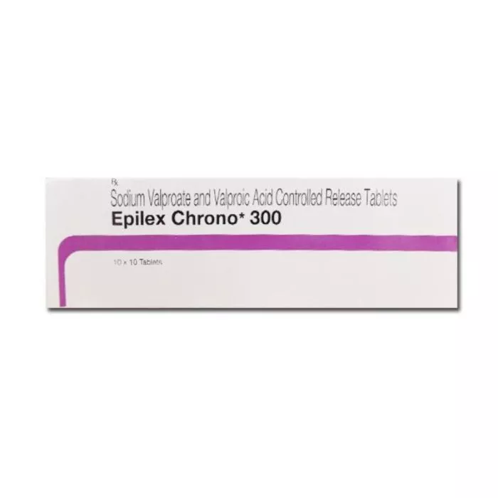 Epilex Chrono 300 Tablet with Sodium Valproate and Valproic Acid