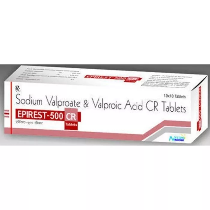 Epirest 500Mg Tablet CR with Sodium Valproate and Valproic Acid