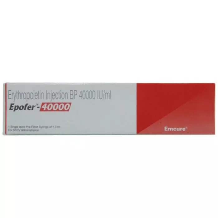Epofer 40000 IUml Injection with Erythropoietin