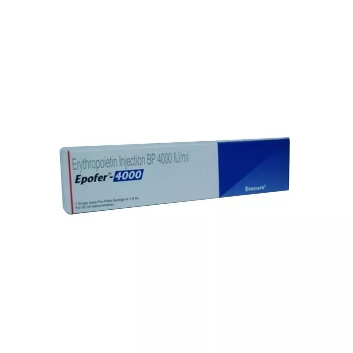Epofer 4000 IU/ml Injection with Erythropoietin