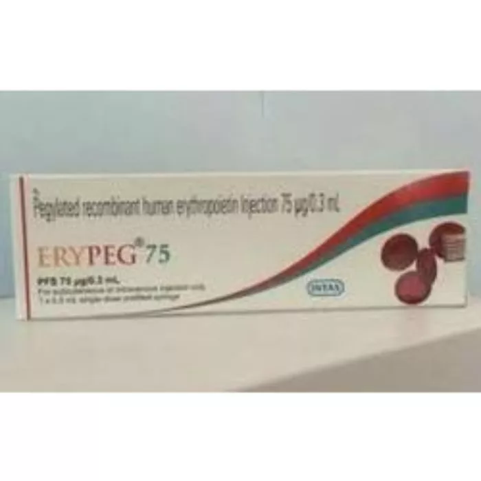 Erypeg 75 mcg 0.3ml Injection with Recombinant Human Erythropoietin Alfa