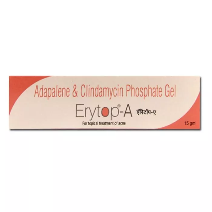 Erytop A Gel 15 gm with Adapalene Topical + Clindamycin Topical