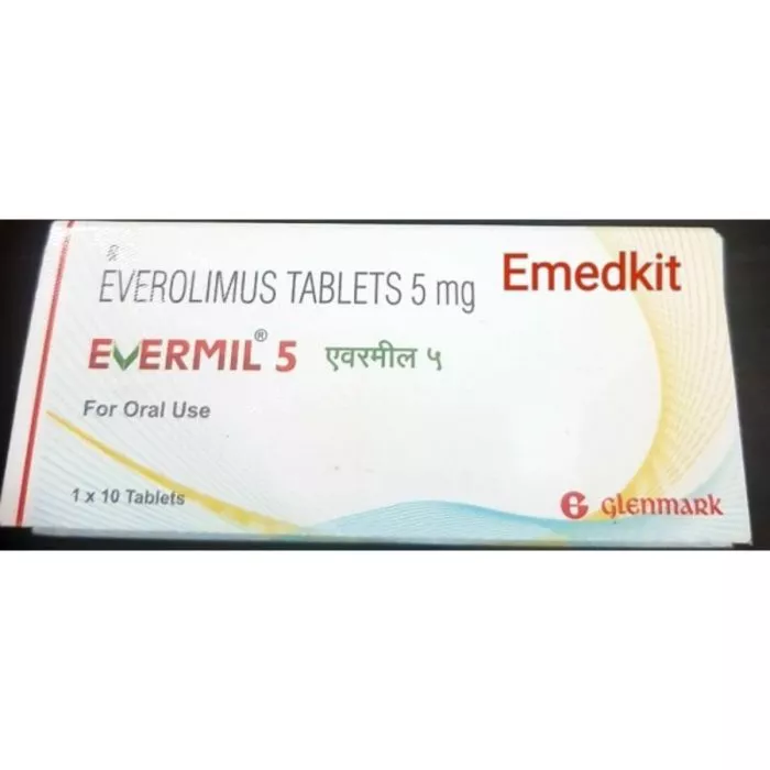 Evermil 5 Mg Tablets with Everolimus