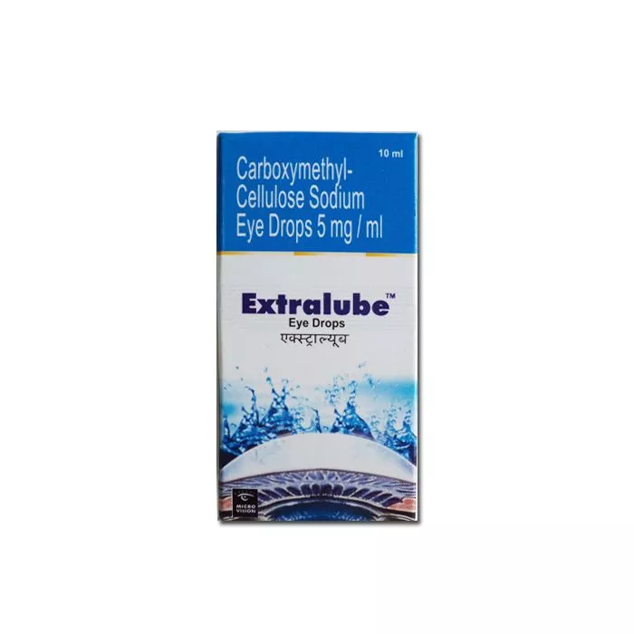 Extralube Eye Drop 10 ml With Carboxymethylcellulose Sodium 