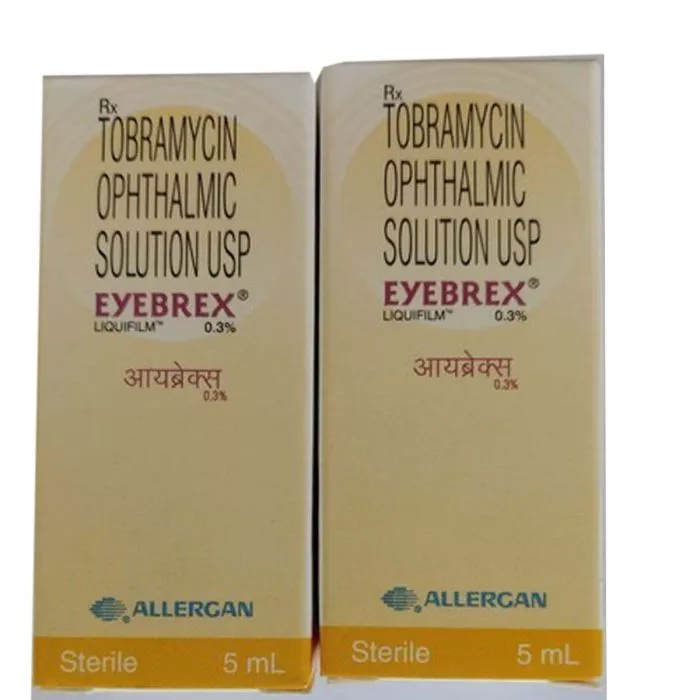 Eyebrex 0.3% 5 ml with Tobramycin