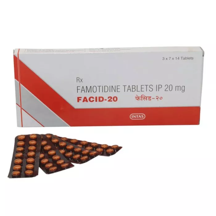 Facid 20 Mg with Famotidine 