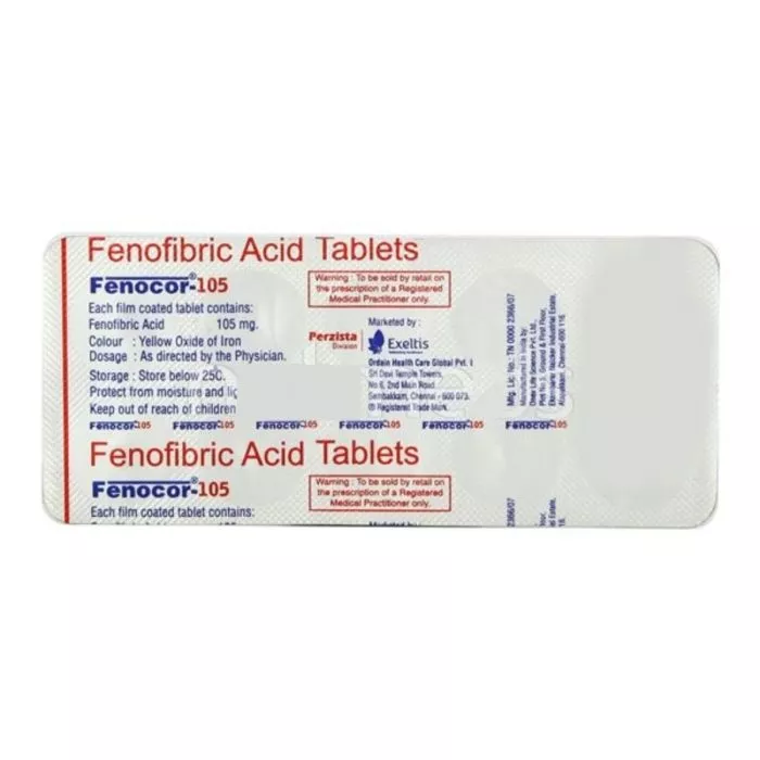Fenocor 105 Mg Tablet with Fenofibrate