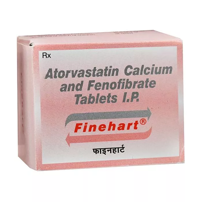 Finehart Tablet with Atorvastatin + Fenofibrate    