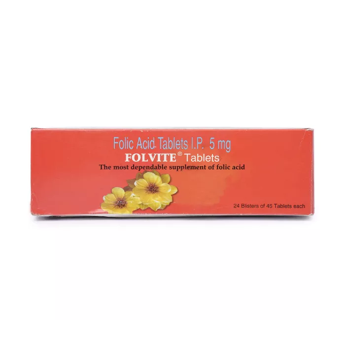 Folvite 5 Mg with Folic Acid        