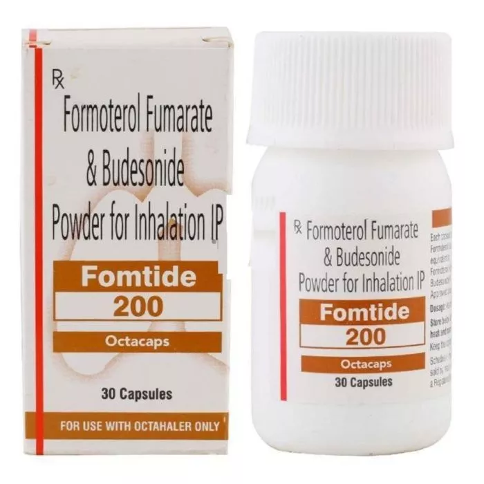 Fomtide 200 Octacap with Formoterol and Budesonide