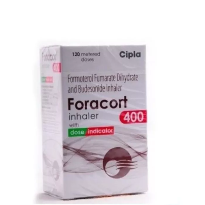 Foracort Forte Inhaler 12/400 Mcg with Budesonide and Formoterol Fumarate             