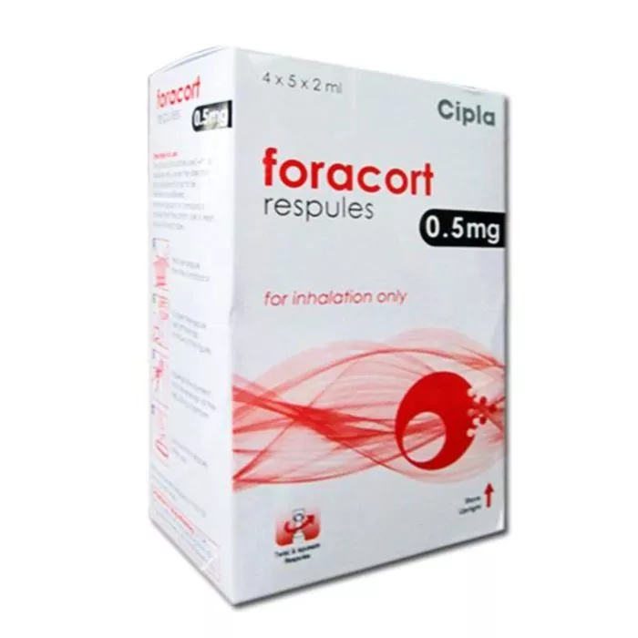 Foracort Respules 0.5 Mg + 20 Mg with Budesonide + Formoterol                            