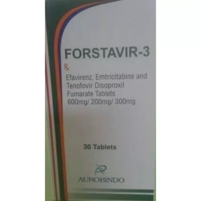 Forstavir 3 Tablet with Emtricitabine + Tenofovir disoproxil fumarate + Efavirenz              