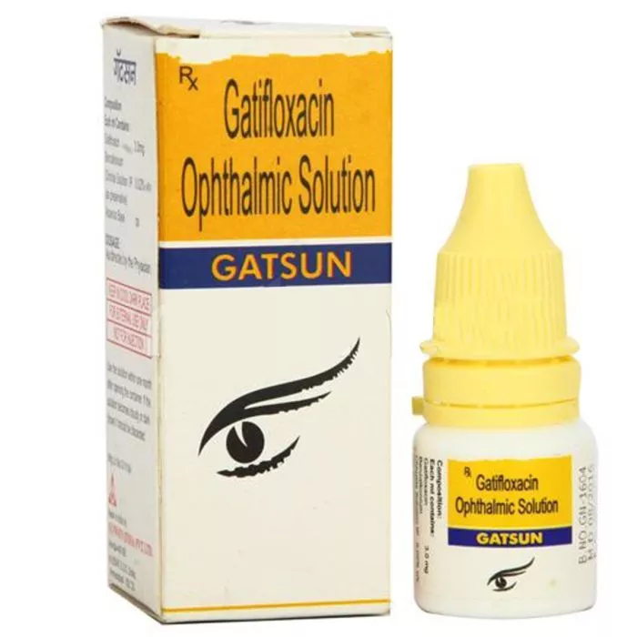 Gatsun 5 ml with Gatifloxacin