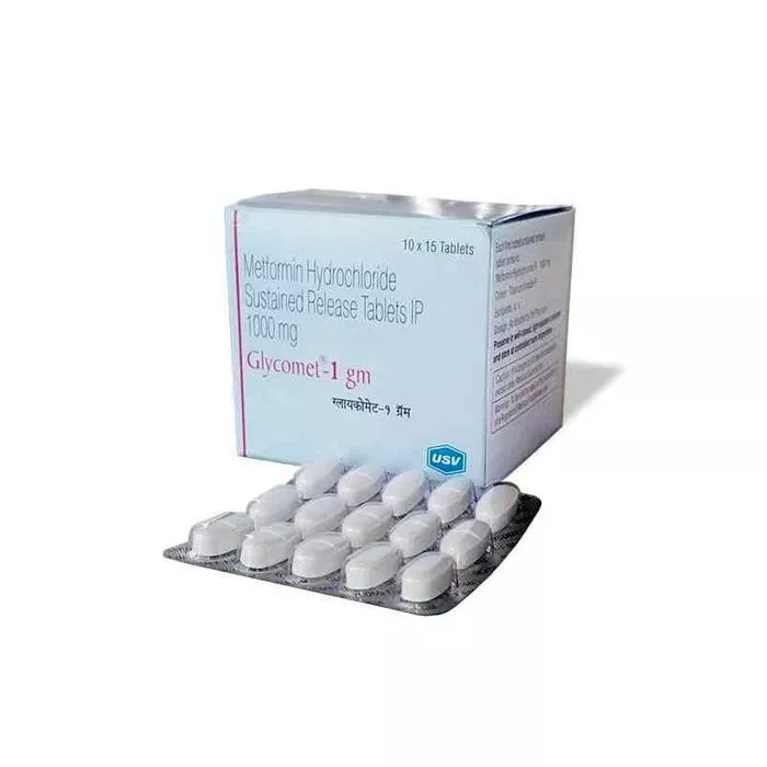 Glycomet 1000 Mg with Metformin Hcl